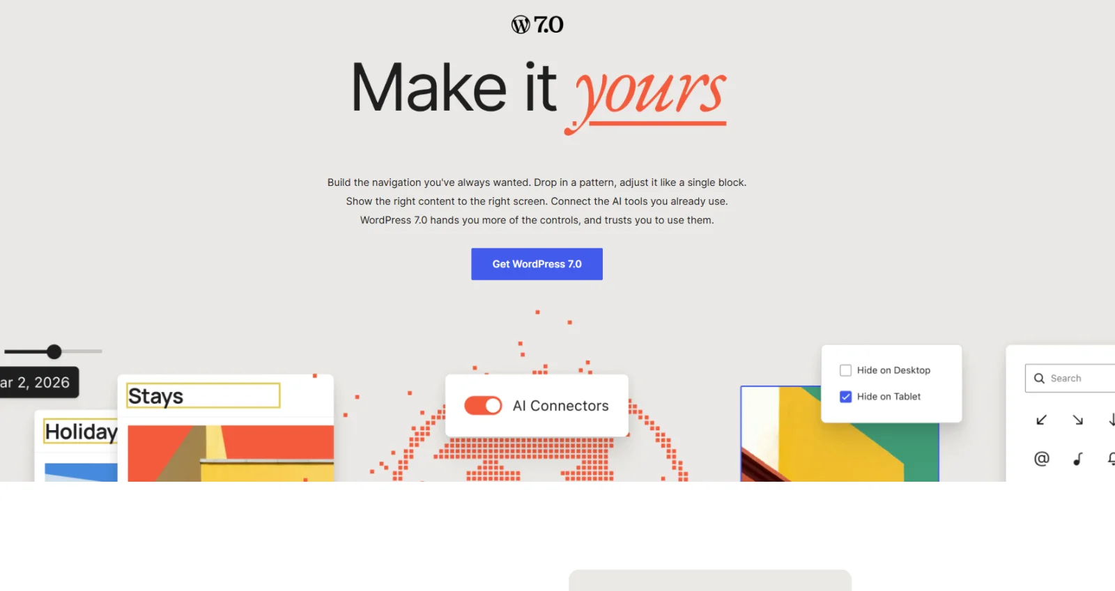 WordPress 7.0 brings AI and smarter updates to the dashboard uus wordpress 7.0