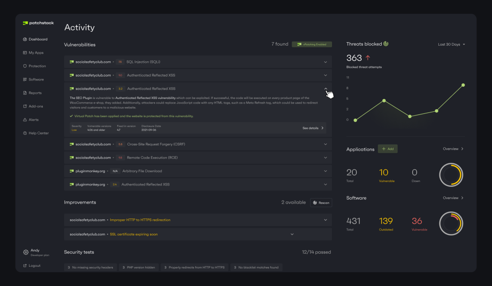 patchstack_dashboard_2023